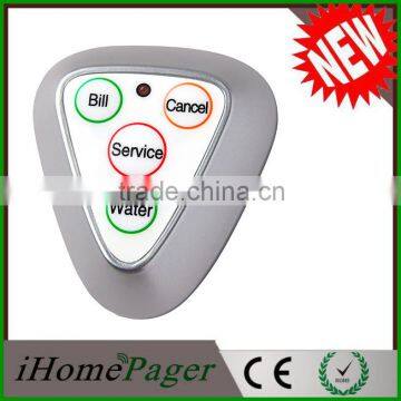 Wilreless Emergency Waiter Table Calling Button for Coffee House photo-3