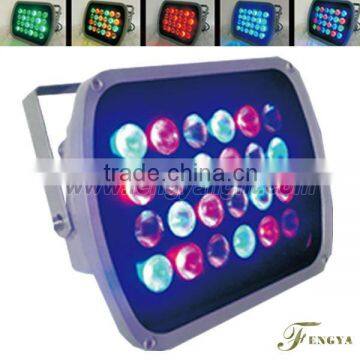 24pcs 3w rgb led wall washer light