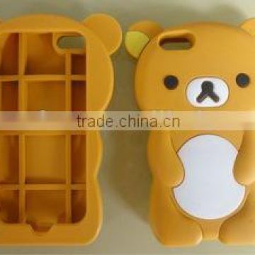 Loverly and Cute Soft 3D Rilakkuma silicone case for iphone 5