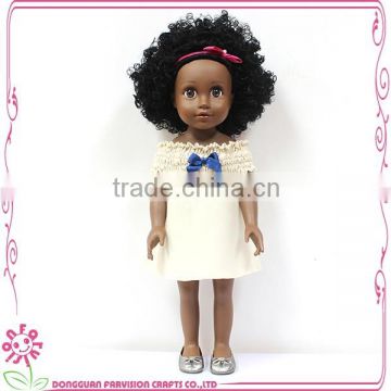 18 inch full vinyl african girl dolls