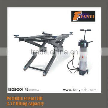 Portable Scissor Hydraulic car lift scissor elevator