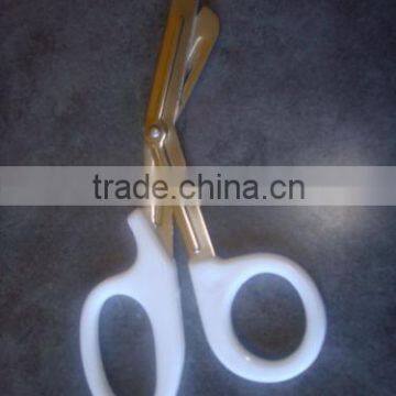 White Trauma Shears/ Tough Cut Scissors/ Nurse Scissors