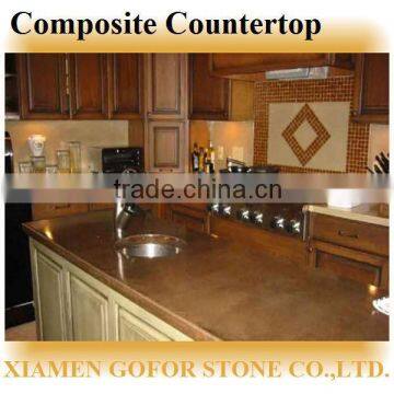 Yellow Granite Composite Countertop