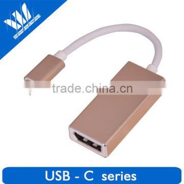 High Quality USB 3.1 Male To DP Female Adapter Type-C USB 3.1 Data Cable