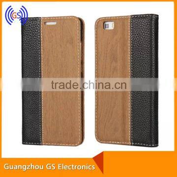 2016 New Products Wood Wallet Flip Cover Case Leather Mobile Phone Case for IPhone 6 IPhone 6 Plus 5.5 6s photo-4