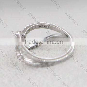 Fashion Wholesale American Gold Plated Paved Diamond Ring photo-2