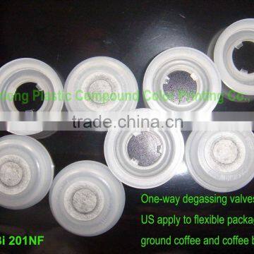 One-way Degassing Valve for Coffee Packaging