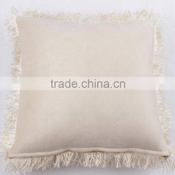 Beige Color Decorative Pillow Case for Sublimation Printing photo-5
