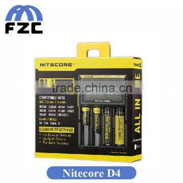 Electronic Cigarette Battery Charger Nitecore Digicharger D4 Battery Charger LCD Display Universal Nitecore D4 Charger