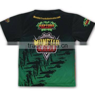 Custom Design Digital Printing Team Race 100 Polyester Kids Tee Shirts photo-2