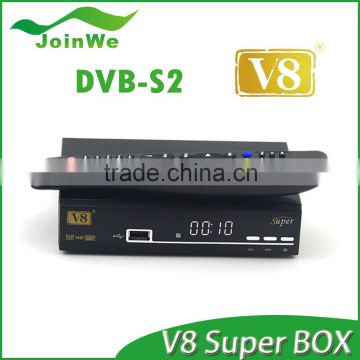 2016 V8 V8 Super Dual Core V8 Super V8s Dvb-s2 Full Hd Satellite Tv Box Decoder Powerv Biss Key Cc Cam