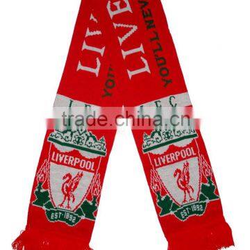 Latest Fashion Soccer Scarf, Football Fan Red Scarf photo-2