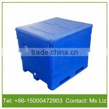 1000L Capacity PE Fish Storage Box, Plastic Storage Box Fish for Frozen Fish Transport Quality Choice photo-2