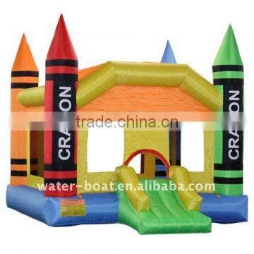 Hot Sale Inflatable Crayon Castle Bouncer House