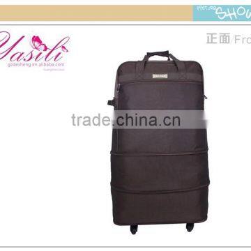 2015 Hot sale portable folding shopping trolley bag with wheels china supplier