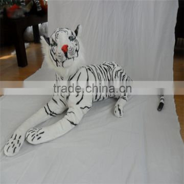 2015Factory Direct Custom Stuffed Tiger, plush toy white stuffed animal sitting tiger