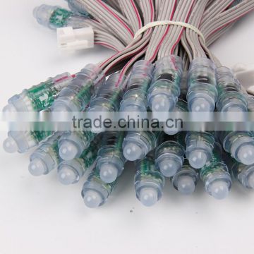 Outdoor Decoration 12mm 5V RGB Full Color IC 16716 LED Pixel String Lights Waterproof