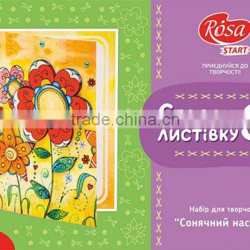 CRAFT KIT, cardmaking, 3D card "Sunny mood"