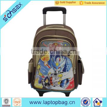 Kids school trolley bag case with wheels