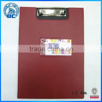 Colorful A4 PVC Single Double Plastic Clipboard