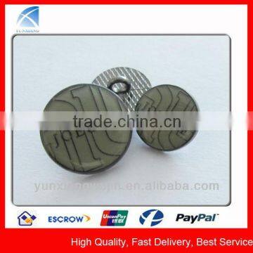 YX3657 Fashion Design Metal Brand Sewing Buttons