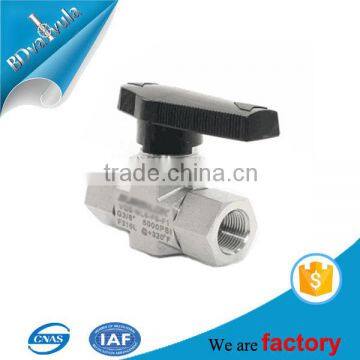 3000 Psi High Pressure Stainless Steel 316 Forged Ball Valve