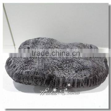 High quality light weight fake stone simulation grey bubble stone for garden landscape decor