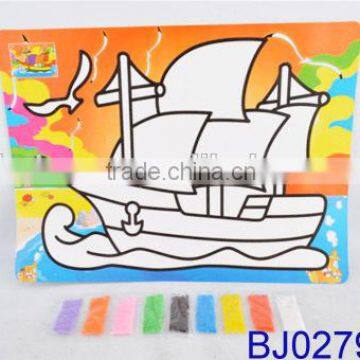 Very Cheap Kid Toy Funny Intelligent Diy Sand Art Kit