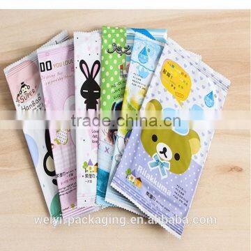 bag for baby japanese wet tissue packaging/wet tissue bag