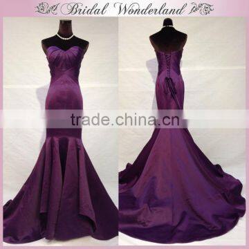 Luxury custom made dubai fishtail evening dress