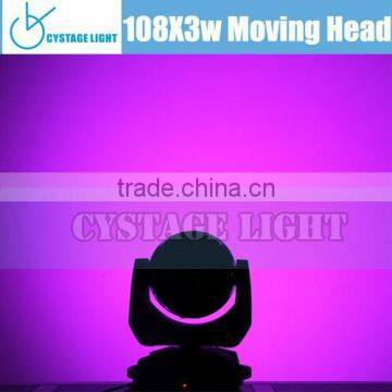 108pcs 3W New Stage Lights Zoom Wash