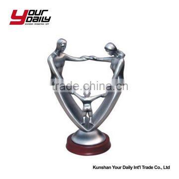 Lady Clock Craft Polyresin Figurine for Gifts