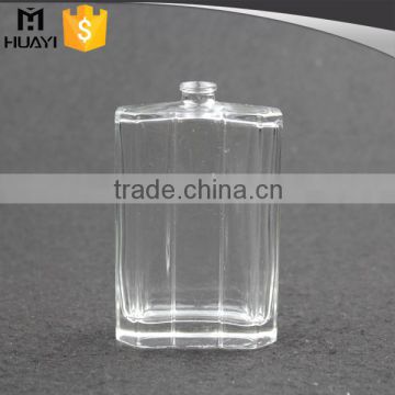 custom made empty clear crystal perfume glass bottle                        
                                                                                Supplier's Choice