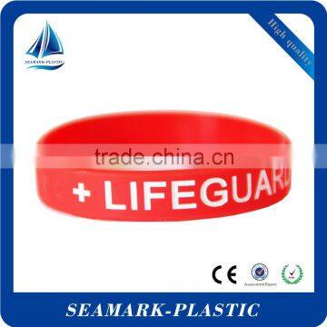 2016 custom logo printed silicone bracelets with sayings