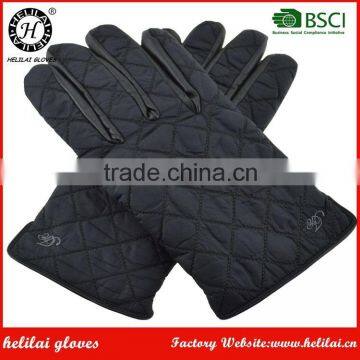 Wholesale Touch Screen Men Embroidery Outdoor Fabric Gloves