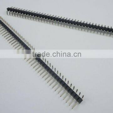 Pitch 2.54mm 40 Pin Male Single Row Right Angle Pin Header Strip