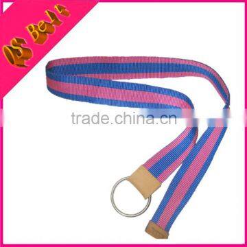 Double Colors PP Webbing Fashion Woman Canvas Belt