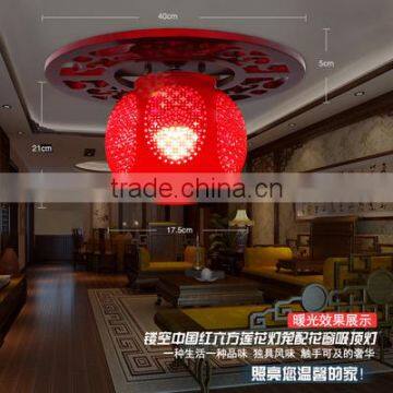 Modern Ceiling Lighting Antique Ceiling Down Light Fixture Design Porcelain Wooden Jingdezhen Dining Room Hotel Ceiling Lights photo-4