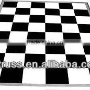 RP 8*12 feet black & white dance floor in promotion