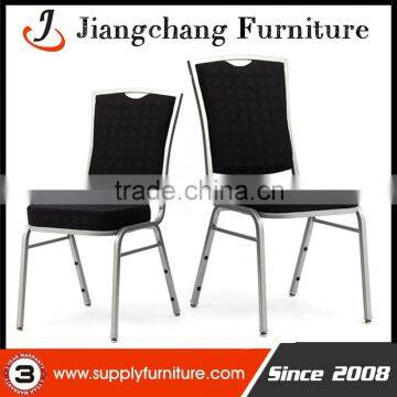 Cheap Black Leather Stacking Steel Banquet Chairs JC-G54                        
                                                Quality Choice