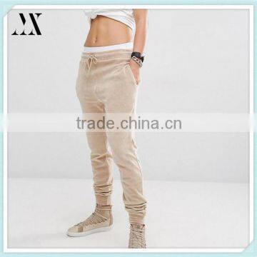 2016 Wholesale Custom Women Sports Pants In Khaki Regular Fit Woman Pants