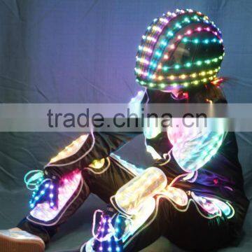 Wireless DMX512 Tron Dance Performance LED Costume Suit photo-3