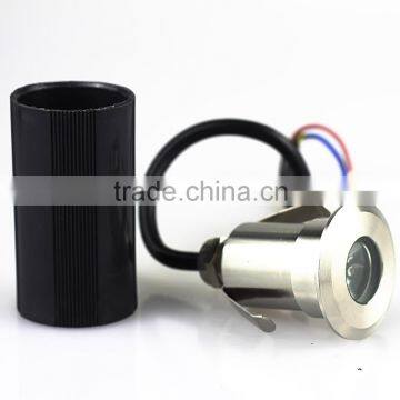 1.5W ip67 round stainless steel garden led underground lights