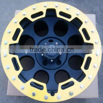 4x4 imitation beadlock alloy rims in hot selling