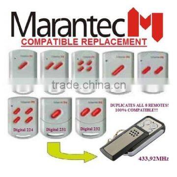 MARANTEC digital 211/212/214/221/222/224/231/232 universal remote control replacement