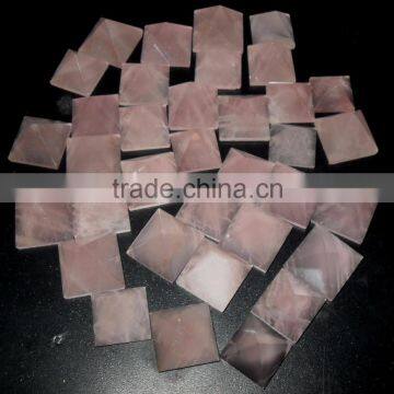 Rose Quartz Small Pyramid : Wholesale Gemstone Small Pyramid