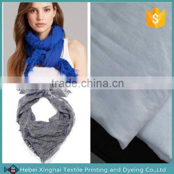 High Twist Polyester Voile Scarf Fabric 50sx50s