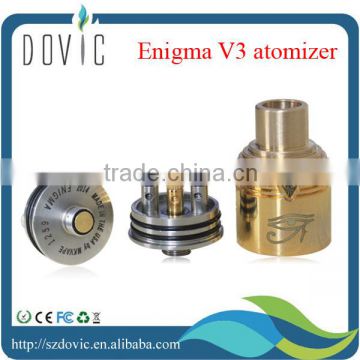 enigma v3 rda atomizer with plated gold positive post