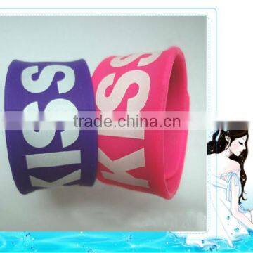 hot selling usb silicone rubber slap bracelet