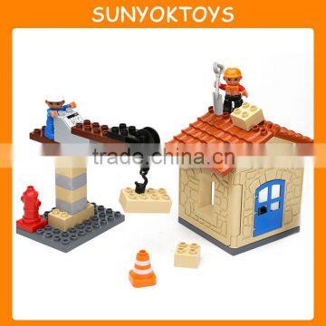 High Quality Blocks ! 34PCS Project Story Plastic Building Blocks Toys For Kid Children